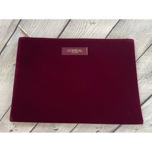 L’Oréal Paris Burgundy Wristlet Clutch